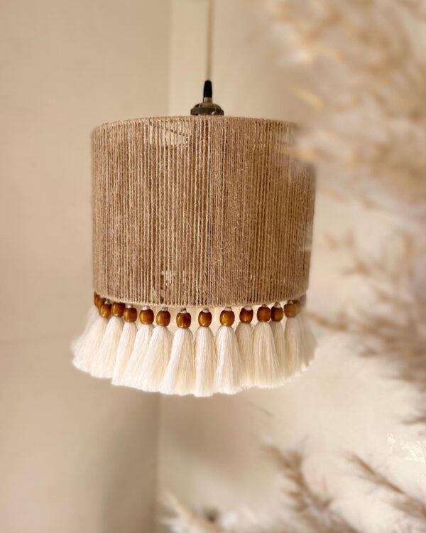 Jute lamp shade