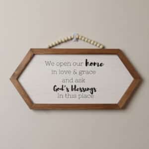 God’s Blessing Hex Decor