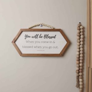 You will be blessed Hex Decor