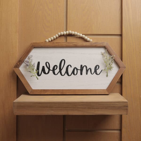 Welcome Hex Decor