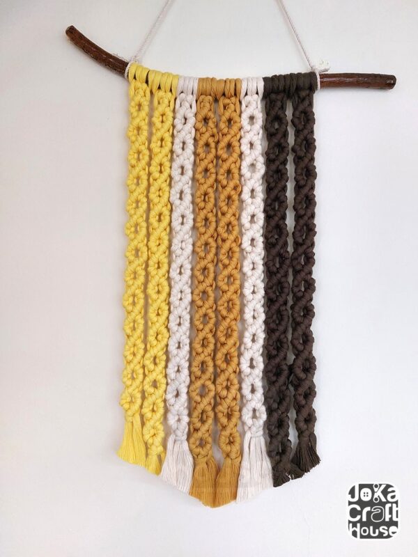 Shades of Yellow Macrame Wall Hanging