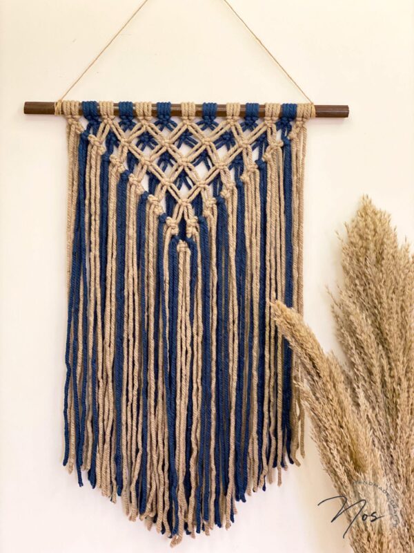 Azure - macramé wall hanging