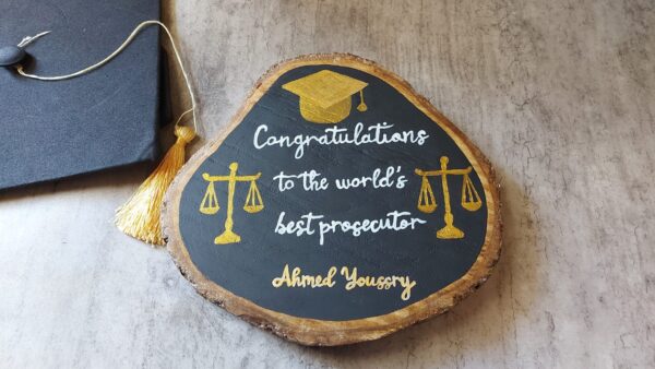 graduation Customized Wood Slice