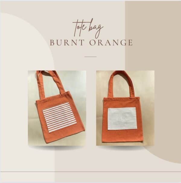 Burnt Orange tote bag