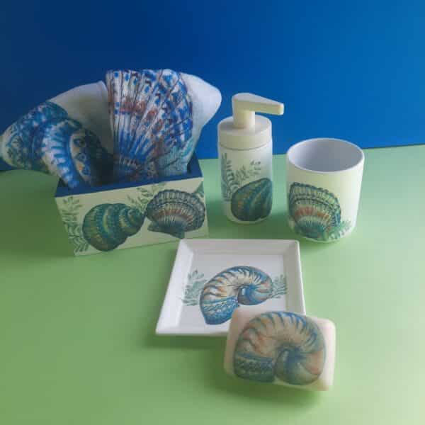 Shells bathroom set