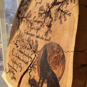 Wood William Blake pyrography