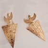 Goldplated pharaoh earrings