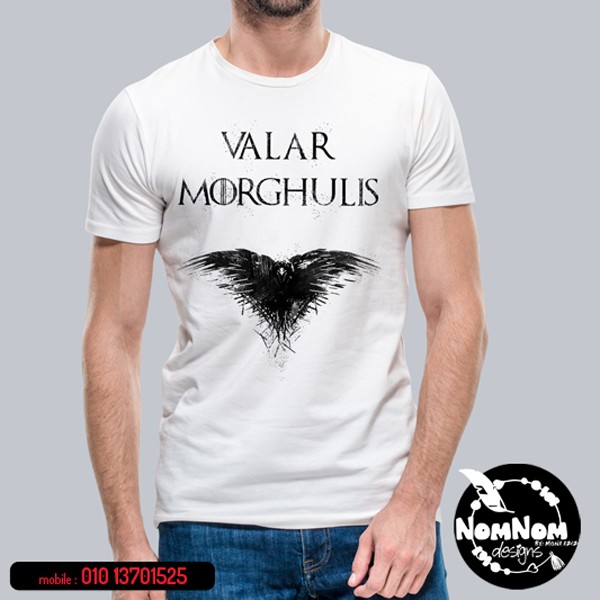 Valar Morghulis Game of Thrones Handpainted Tshirt