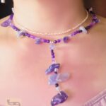 Healing with Amethyst ✨ ♥ Increases nobility ♥ Spiritual awareness ♥ Inner peace and healing ♥ Healing of body, mind & soul ♥ Positive transformation ♥ Balance ♥ Relieves stress ♥ Communication . 💜🦋✨💜🦋✨💜🦋✨💜🦋✨💜🦋✨💜 . Amethyst Associations ✨ Chakras - Third Eye chakra, Crown chakra Birthstone - February  Planet - Jupiter Element - Air, Water Numerical Vibration - Number 3 Typical colours - light slightly-pinkish violet to a deep grape purple. .