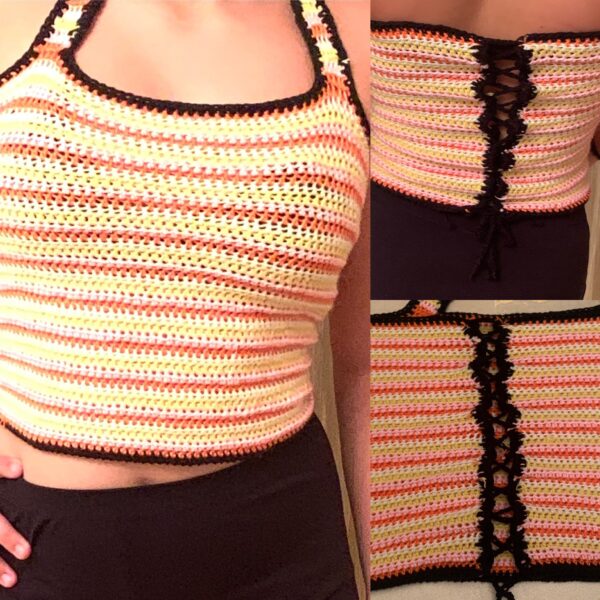 Crochet halter top