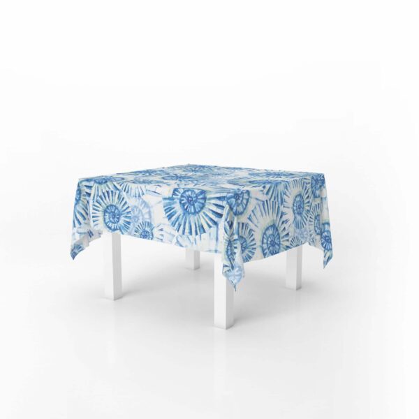 The blue Snail Table Cover 140x140