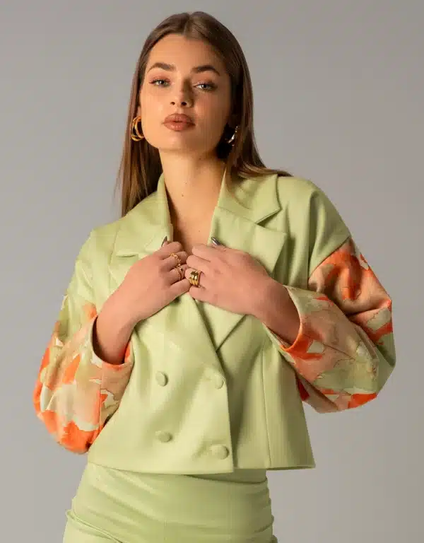 Cool Matcha & Apricot Crush Jacket