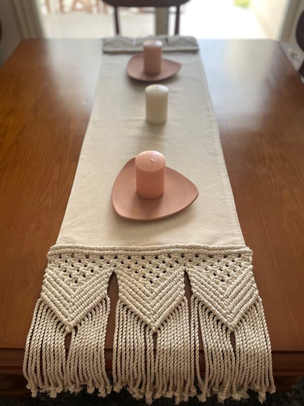 Macrame Table Runner