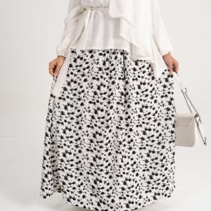 White Flowy Skirt