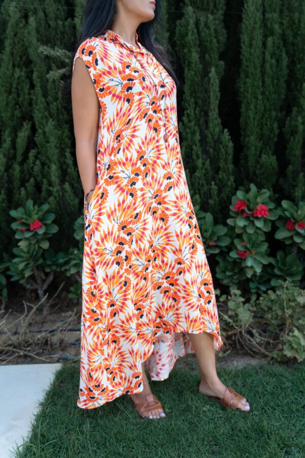 Flowered summer dress