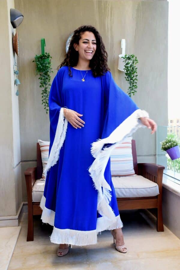 Royal blue Abbaya