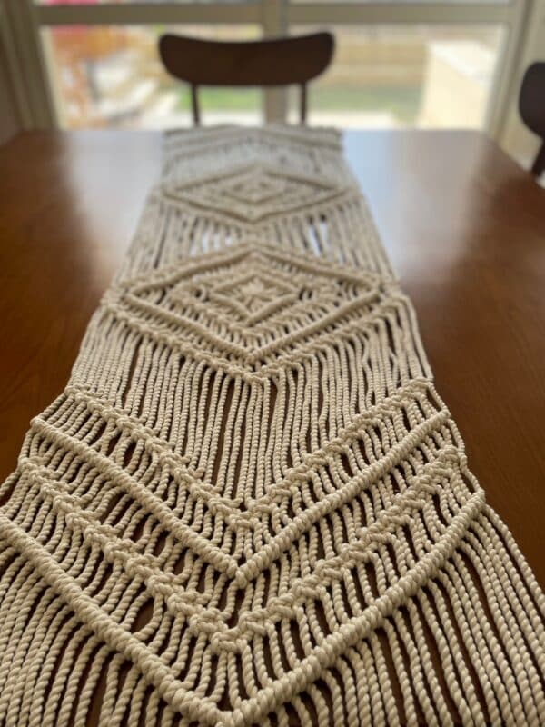 Macrame Table Runner