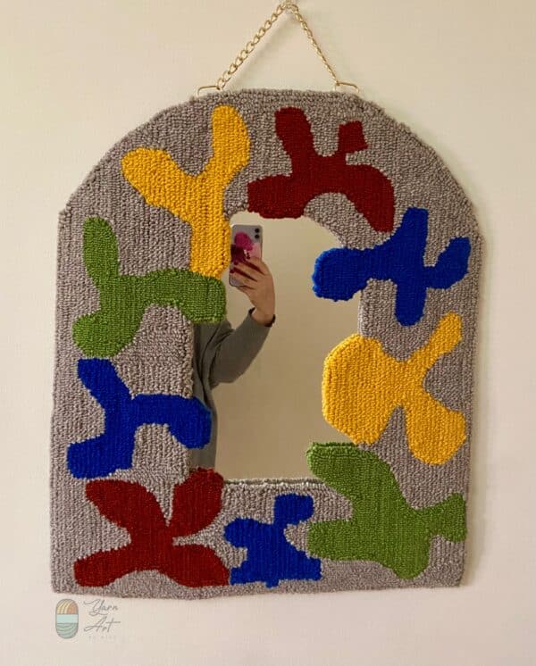 Tufted Arch Mirror