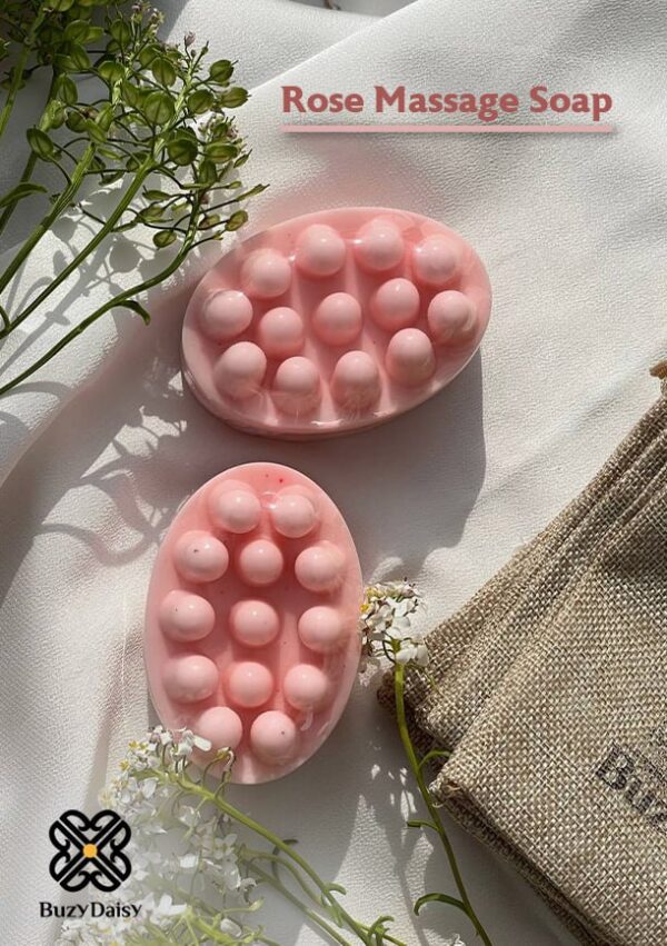 Rose massage soap