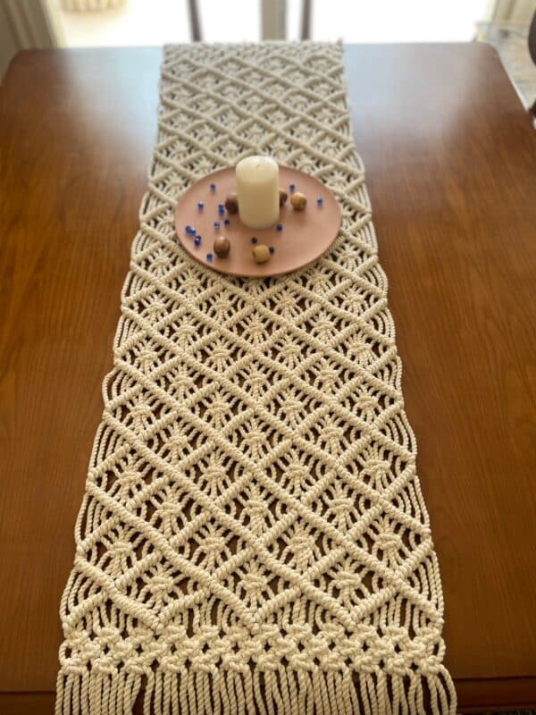 Macrame Table Runner