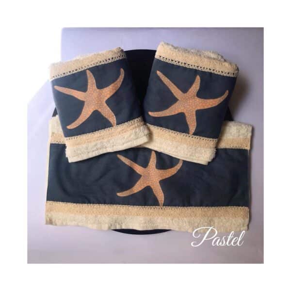 Starfish hand towels