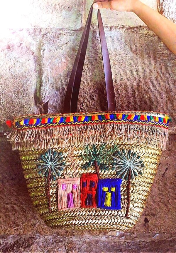 Handmade wicker bag