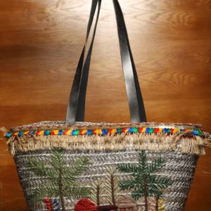 Handmade wicker bag