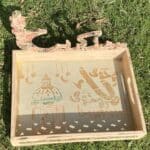 Wooden Ramadan tray