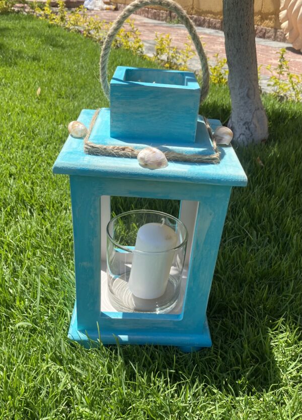 Aqua Summer Lantern