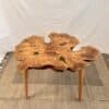 olive wood life edge coffee table