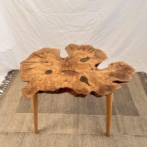 olive wood life edge coffee table