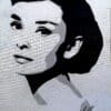 audrey hepburn pop art painting