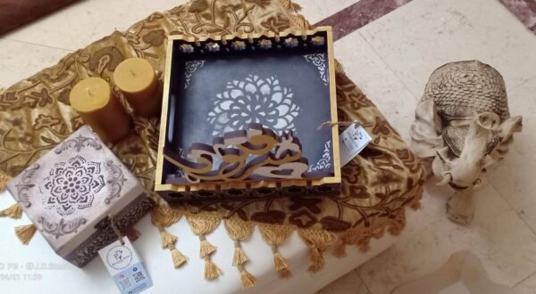 Islamic Trays set with Multi Uses box