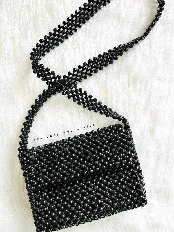 Beads bag in black 🖤