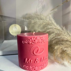 Wedding candles gift away