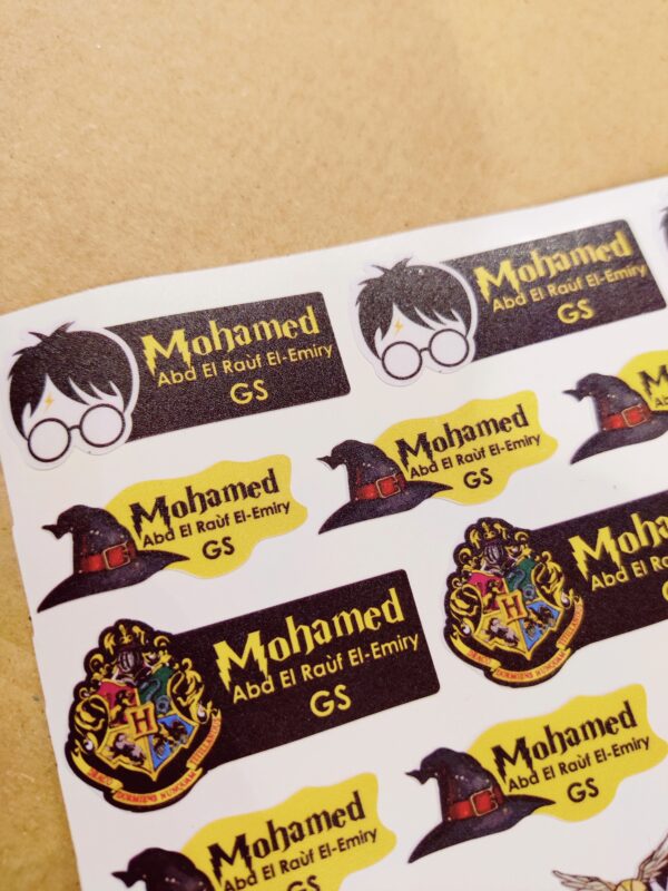 Harry Potter waterproof school stickers