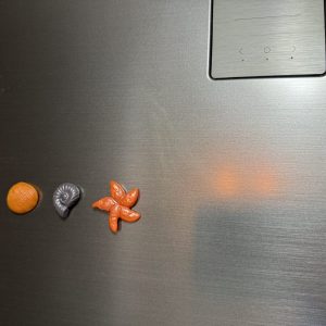 Fridge magnet, polymer clay