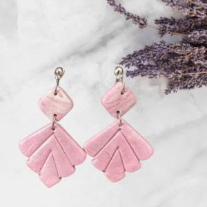 earrings, polymer clay, handmade