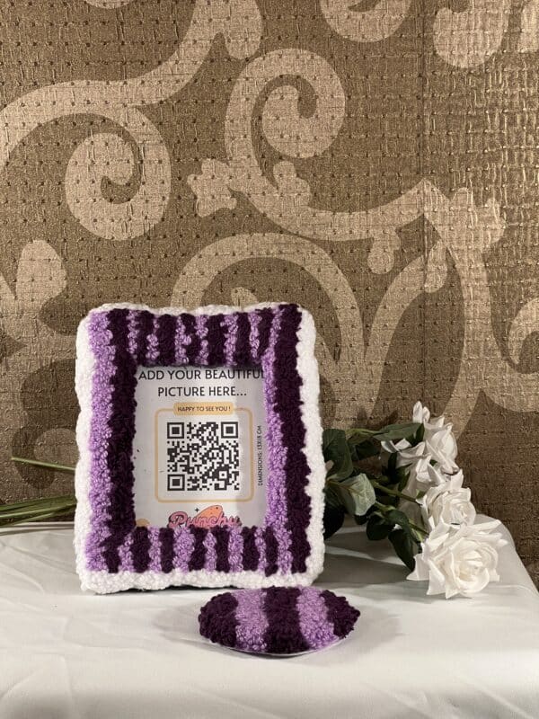 Shades of purple photo frame