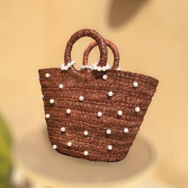 Perla straw bag