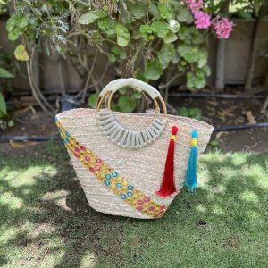 Indian straw bag