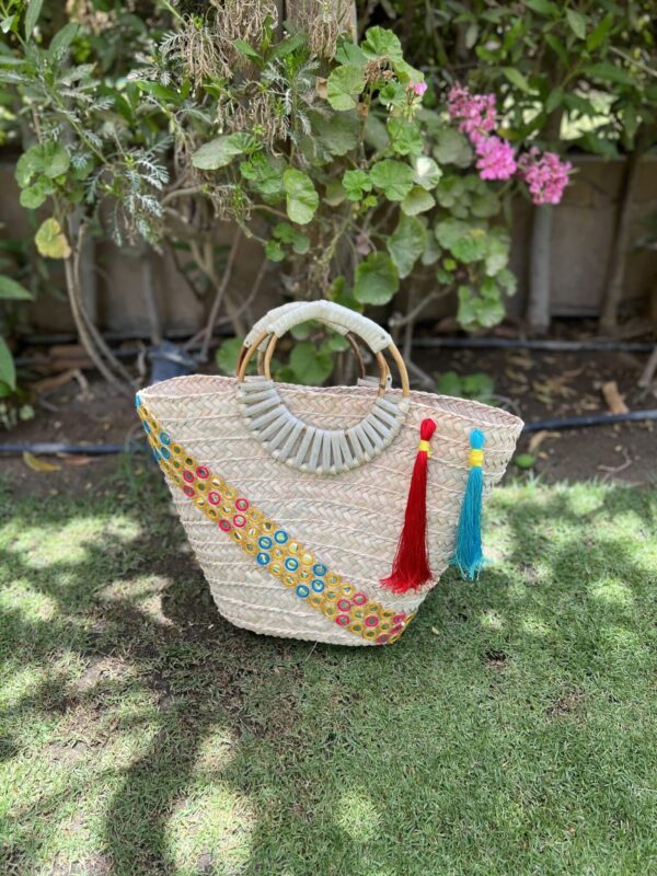 Indian straw bag