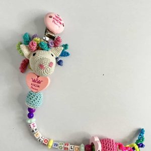 Sparkle The unicorn Pacifier Holder