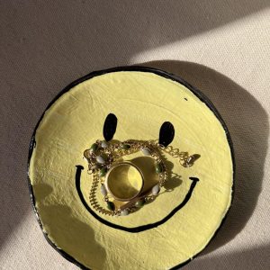 DIY jewelry bowl Smile coaster