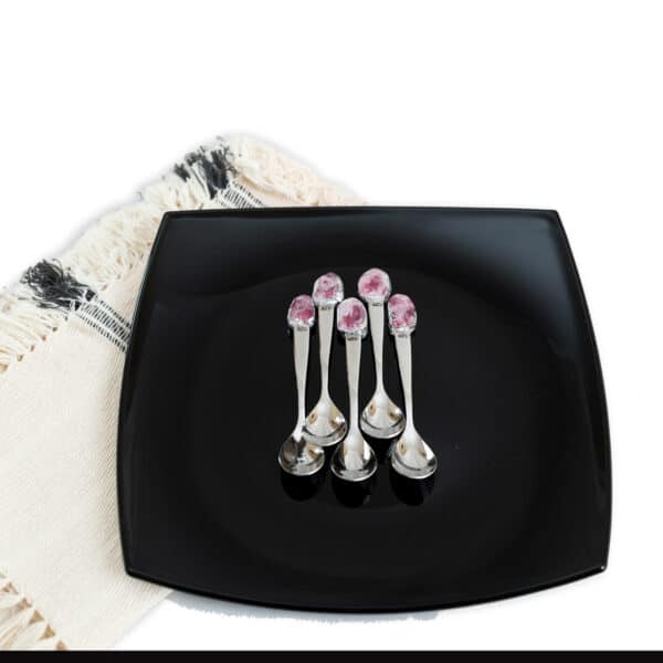 Magenta teaspoons set