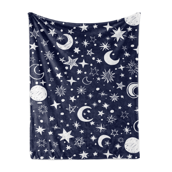 Throw Blanket Twinkle Twinkle Blue