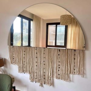 Macrame mirror