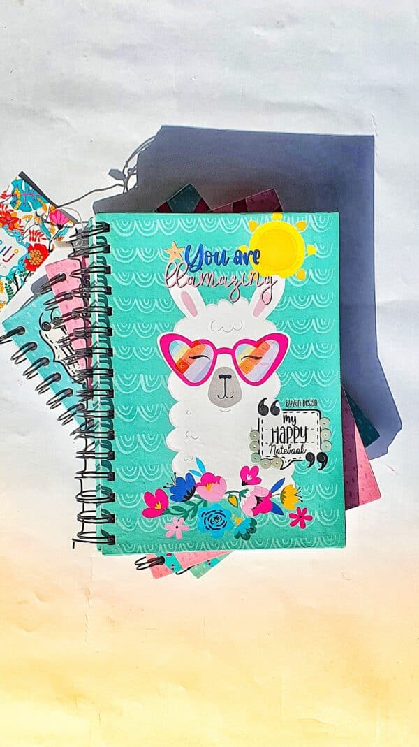 Zan Design My Happy Notebook A5 Llamazing