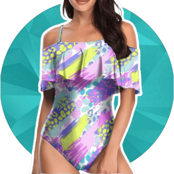 Off shoulder swimwear