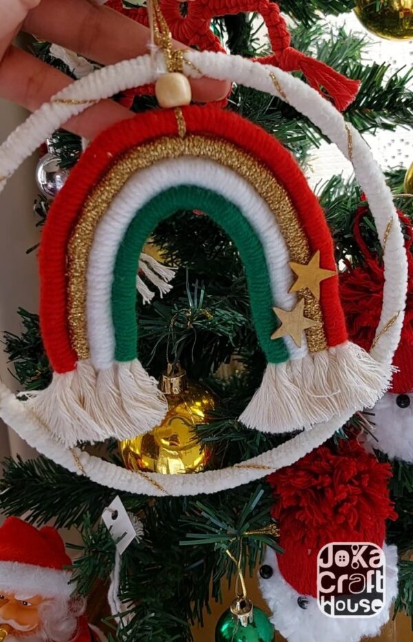 Christmas rainbow decor/ Ornament